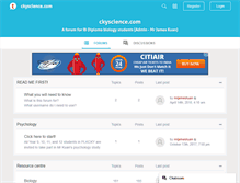 Tablet Screenshot of ckyscience.com